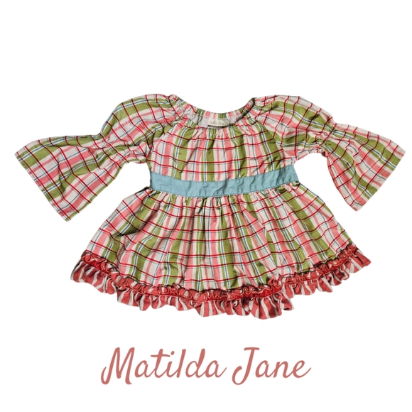 Matilda Jane Tied with a Bow Peasant Top - Picture 1 of 4